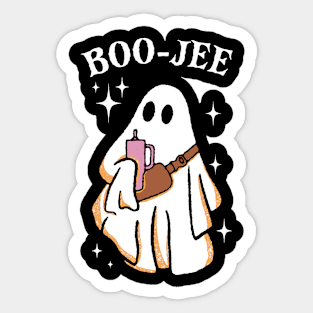 Funny Boo-Jee Spooky Season Ghost Halloween Sticker